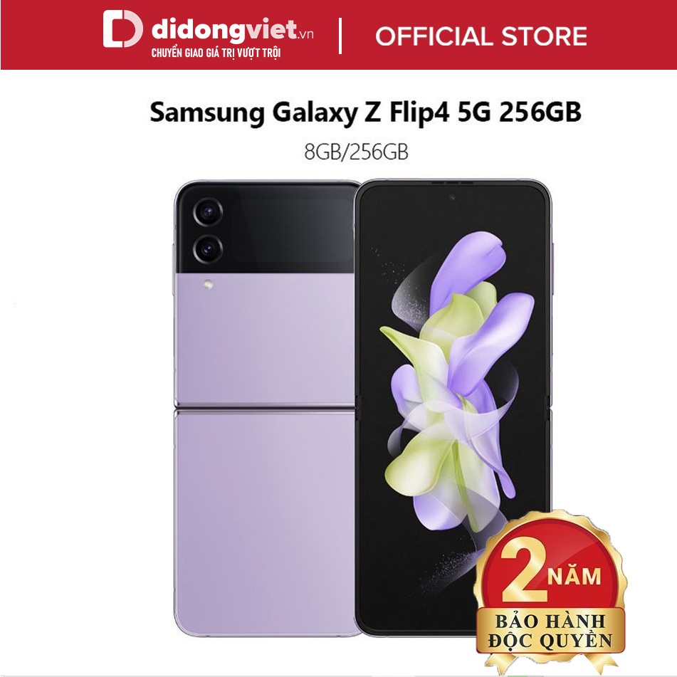 Điện Thoại Samsung Galaxy Z Flip4 5G 256GB Chính Hãng