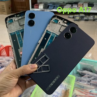Bộ vỏ zin Oppo A17 kèm kính camera,nút bấm,