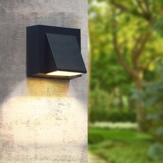   RẺ NHẤT SHOPEE Đèn tường hắt 1 đầu nhôm đúc chống nước lắp đặt cầu thang,sân vườn ngoài trời mẫu cao cấp chống han gỉ 
