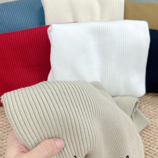 Áo len cổ 3p hàng QC chất dày dặn siêu ấm nhiều màu, áo len kiểu nữ chất len đanh dày dặn ảnh thật shop chụp