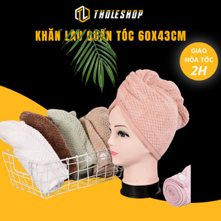 Khăn Ủ Tóc Nhanh Khô Siêu Tốc, Hút Ẩm Và Thoáng Khí Tholeshop 8755