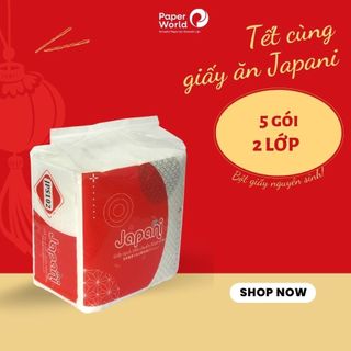 [Combo] Khăn giấy ăn napkin cao cấp ROTO SOFT-JPS102, 100% bột giấy nguyên sinh, dùng trong bữa ăn, lau miệng