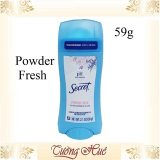 Lăn Sáp Khử Mùi Nữ Secret pH Balanced 24Hr Invisible Solid - 59g/73g ( Có lựa chọn )