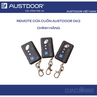 Điều khiển cửa cuốn Austdoor DK1  3 NÚT Chính Hãng.Bảo hành 12 tháng, Sóng khỏe>>50m