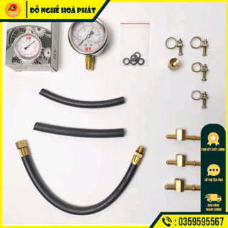 Bộ đo áp xuất bơm xăng buồng đốt 2in1| Sử dụng cho tất cả các dòng xe Ga & Xe Số