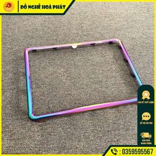 Khung biển số xe máy 7 màu titan