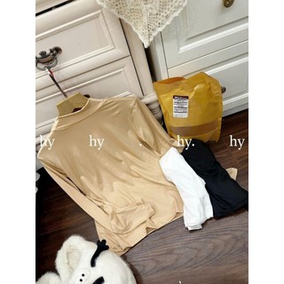 Combo 3 áo giữ nhiệt chất thun lạnh cổ cao 3 phân dáng ôm dày dặn co dãn sani