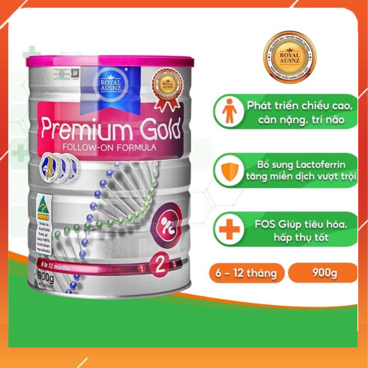 SỮA HOÀNG GIA ÚC PREMIUM GOLD 2 LOẠI 900G Date 2025