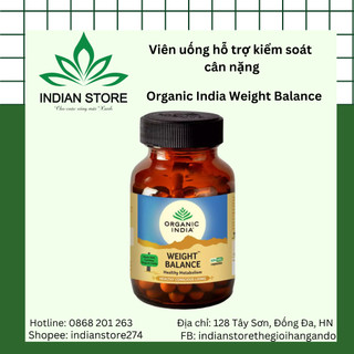 Viên uống hỗ trợ kiểm soát cân nặng Organic India Weight Balance