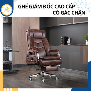 Ghế giám đốc bọc da cao cấp, ghế văn phòng, ghế chủ tịch, ghế làm việc văn phòng phong cách sang trọng m141