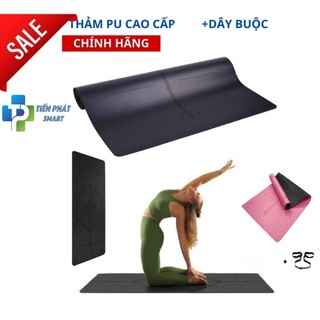 Thảm yoga cao su PU thiên nhiên, định tuyến 183x68cm- Tienphatsmart -Bảo hành 12 tháng