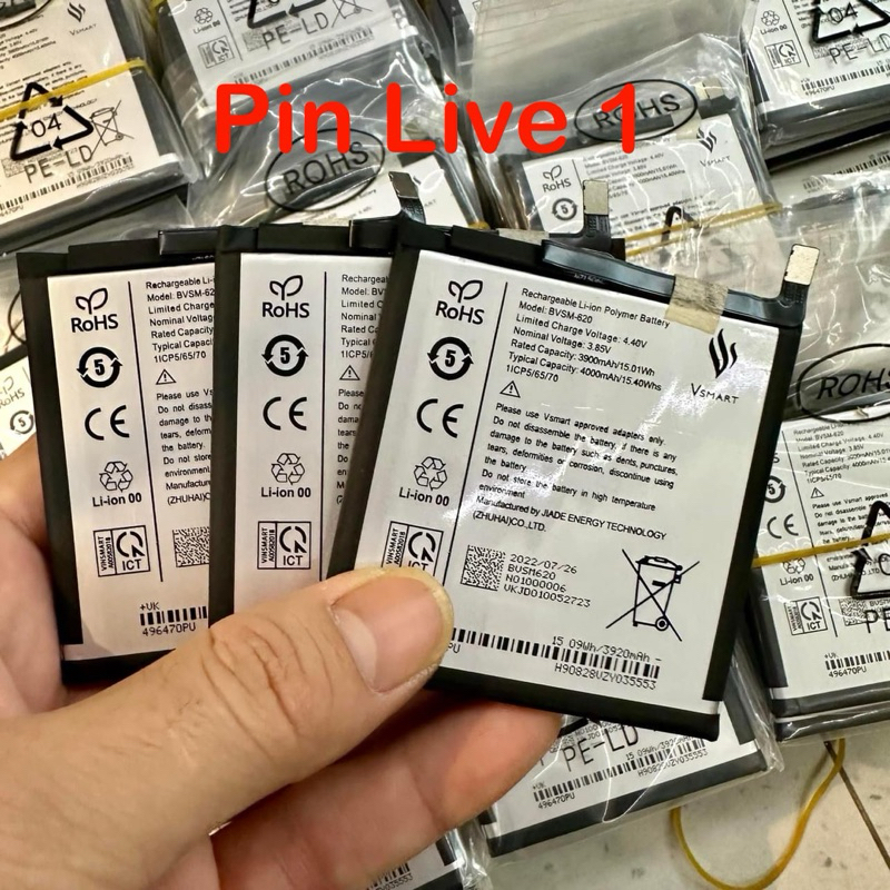 Pin Live Vsmart chính hãng từ cty