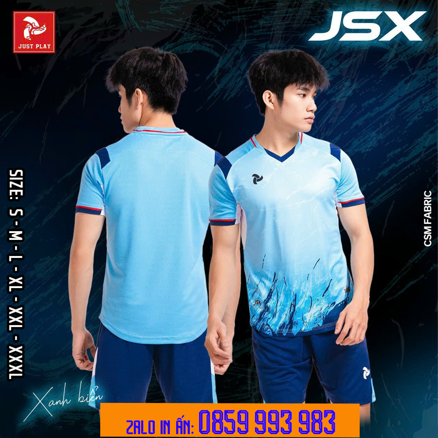 Bộ Quần Áo Đá Banh JustPlay JSX Chính Hãng Chất Vải Xịn Thoáng Mát Thiết Kế Đẹp