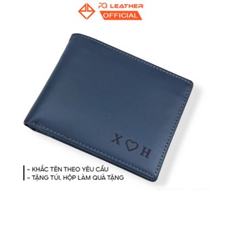 Ví nam da bò Nappa cao cấp PQ Leather PV12, da thật, nhiều màu lựa chọn full hộp làm quà tặng bảo hành 12 tháng