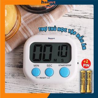 Đồng Hồ Đếm Ngược Đồng Hồ Nấu Ăn Hút Nam Châm Hẹn Giờ 99 Phút Tiện Dụng TẶNG KÈM 2 PIN