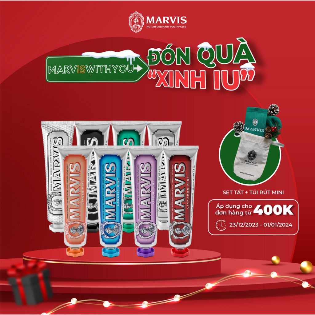Kem Đánh Răng Marvis Ý Classic - 10 Hương Vị Cho Trải Nghiệm Khác Biệt