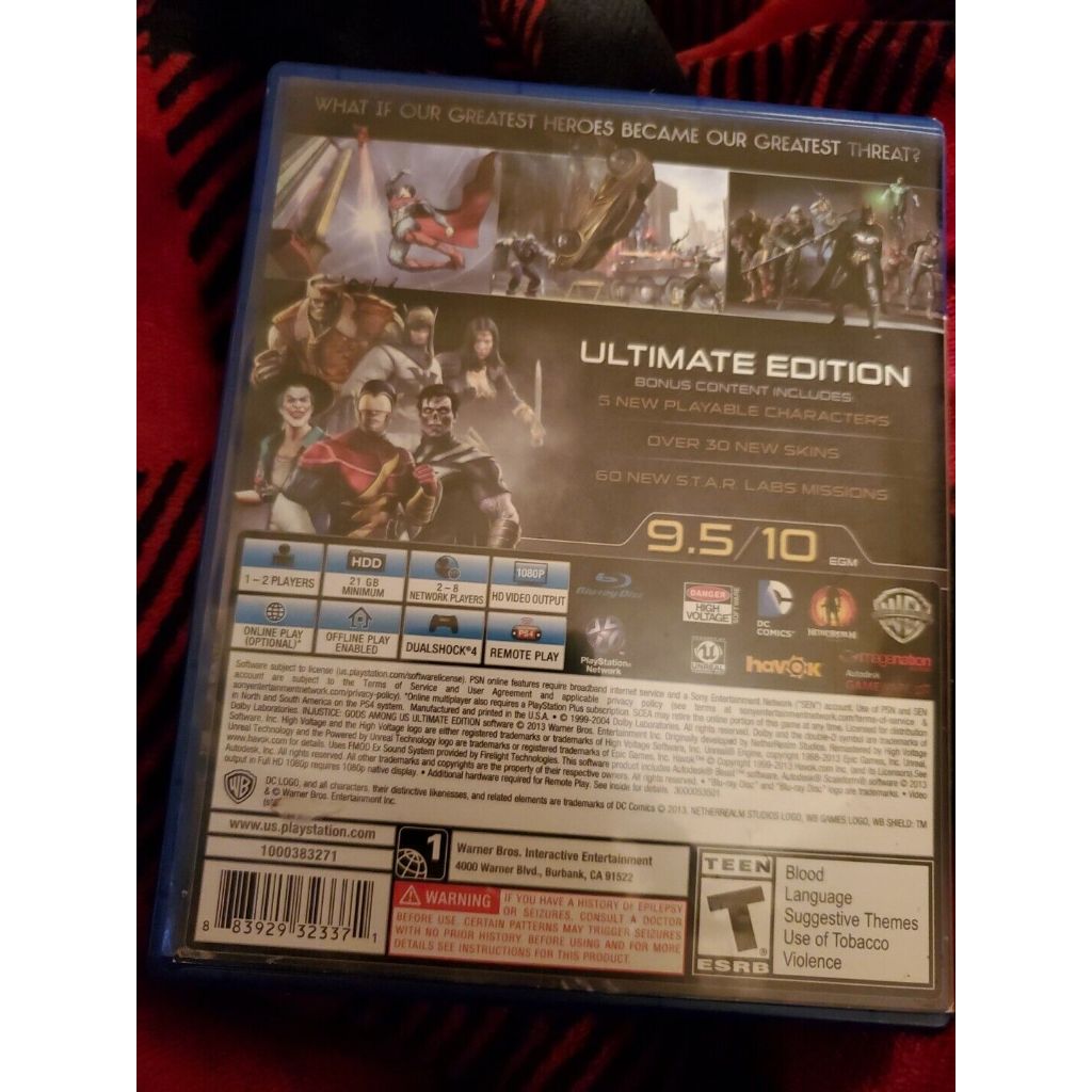 Game PS4 : Injustice Ultimate Edition PS4