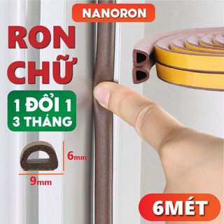 Ron chặn khe hở khung cửa chống gió lùa cách âm, chống va đập, phù hợp mọi loại cửa NANORON Gioăng cửa chống côn trùng