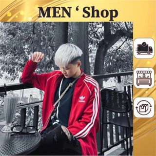  HOT Áo khoác Das nam nữ vải nỉ da cá thêu logo cỏ ba lá phối 3 sọc trắng viền tay phong cách boy phố 