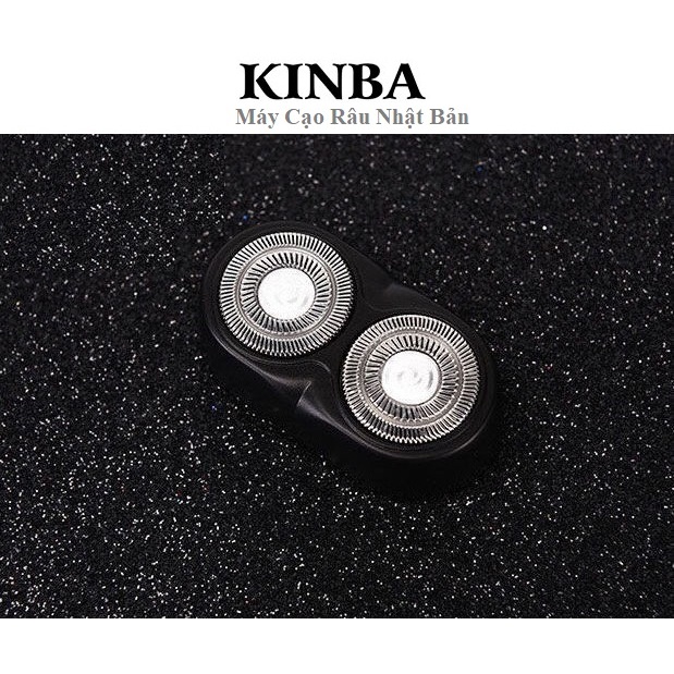 KINBA Máy cạo râu mini nhật bản, lưỡi kép siêu bén, tích hợp sạc