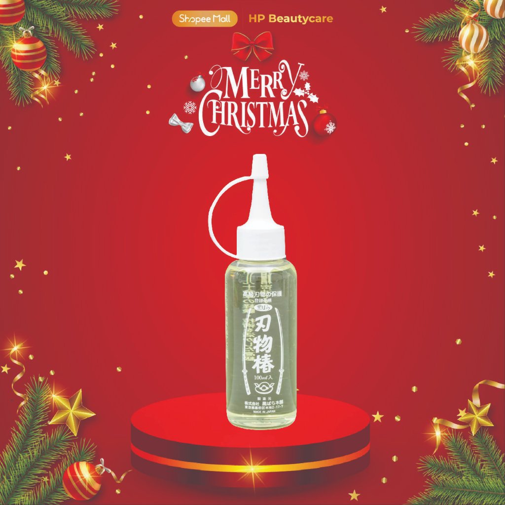 Dầu Chống Gỉ Sét Dao , Kéo Và Dụng Cụ Nhà Bếp Kurobara Hamono Chiết Xuất Hoa Trà (100mL)