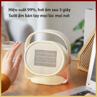 Máy sưởi mini Bear DNQ-C05M6 có quai cầm và có thể treo công suất 500W bảo hành 12 tháng