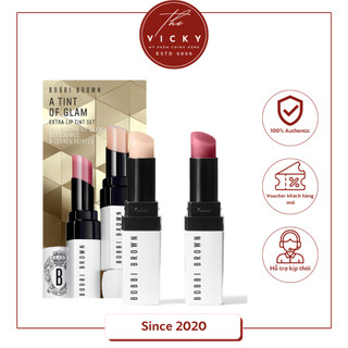 Set 2 son dưỡng môi Bobbi Brown Extra Lip Tint Full size 2 màu Bare Raspberry, Bare Pink 2,3g x 2 - The Vicky Store