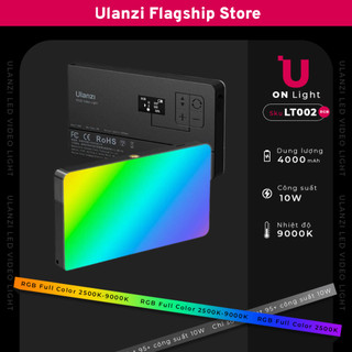 Ulanzi lt002 đèn led 7" rgb dung lượng pin 4000mah công suất 10w