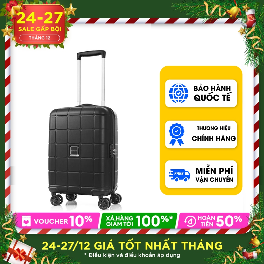 Vali kéo Hundo  AMERICAN TOURISTER - MỸ Size Đại: Vali kéo nhựa PP có trọng lượng nhẹ và bền chắc