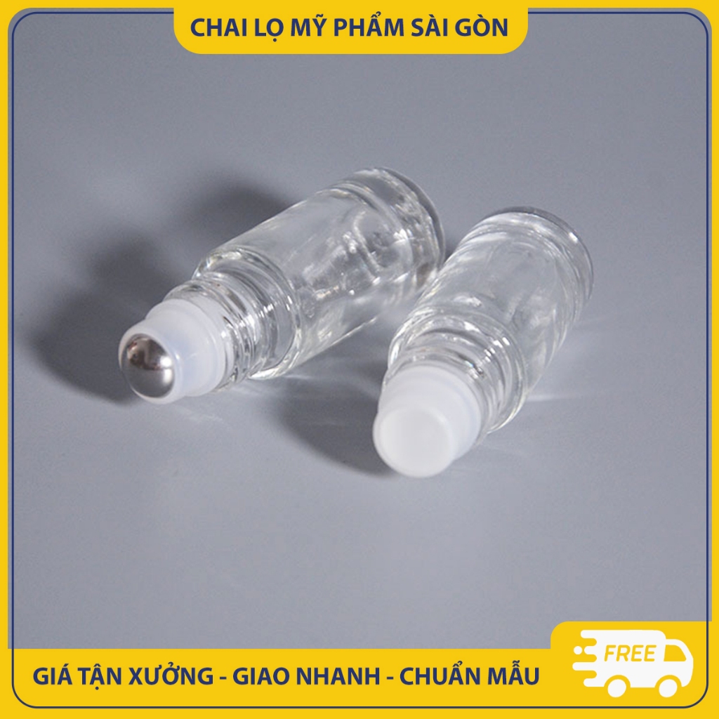 Chai thủy tinh chiết nước hoa, tinh dầu 1ml/ 2ml/ 3ml/ 5ml, chai lăn bi chiết nước hoa, nhỏ gọn - BuyOne - BOPE22