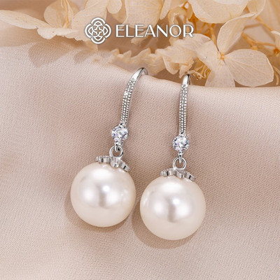 Bông tai nữ Eleanor Accessories ngọc trai nhân tạo phụ kiện trang sức khuyên tai 5566