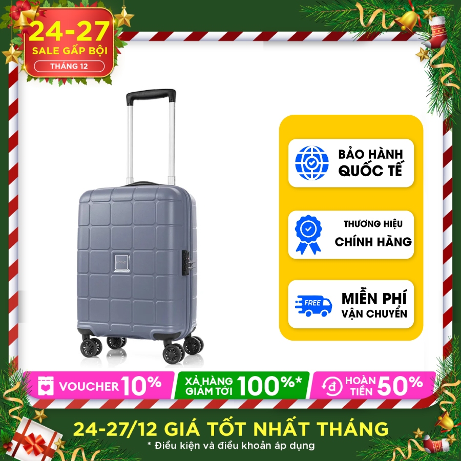 Vali kéo Hundo  AMERICAN TOURISTER - MỸ Size Đại: Vali kéo nhựa PP có trọng lượng nhẹ và bền chắc