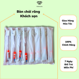 100 bộ bàn chải răng tiện lợi riotex cho khách sạn bàn chải cước mềm kem đỏ cao cấp bàn chải đánh răng dùng 1 lần