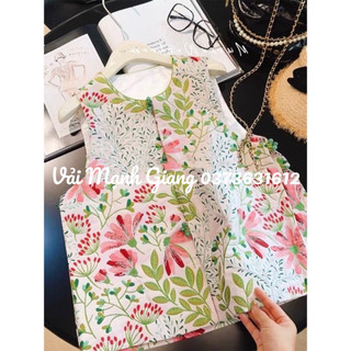 tafta hoa daisy 2 mặt