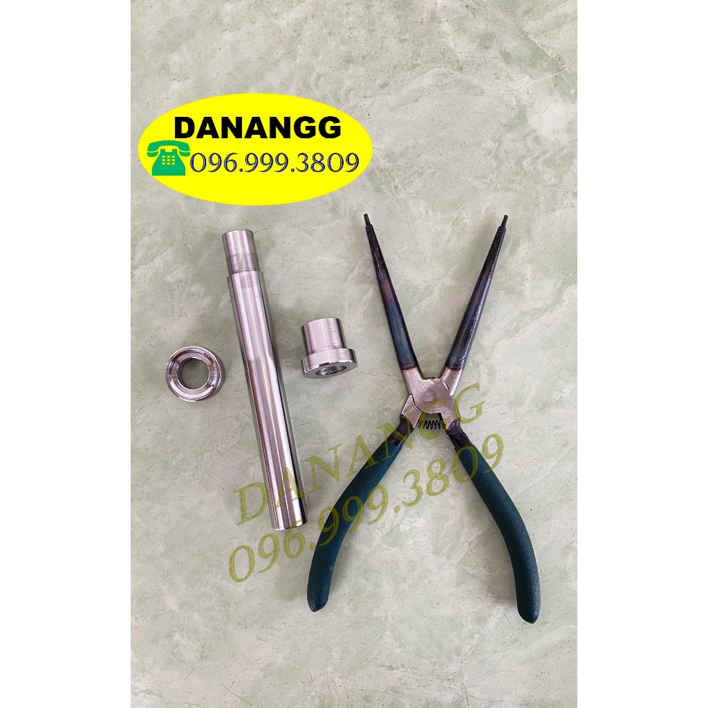 Kìm gắp phanh xe ga và bộ đóng bi đũa 6902 tích hợp cả đóng ra đóng vào