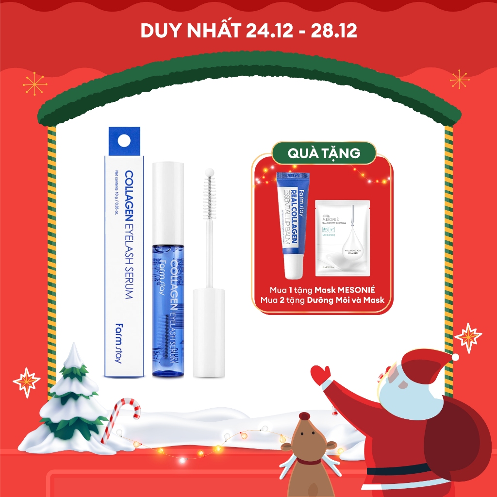 Tinh chất dưỡng mi Farmstay Collagen Eyelash Serum