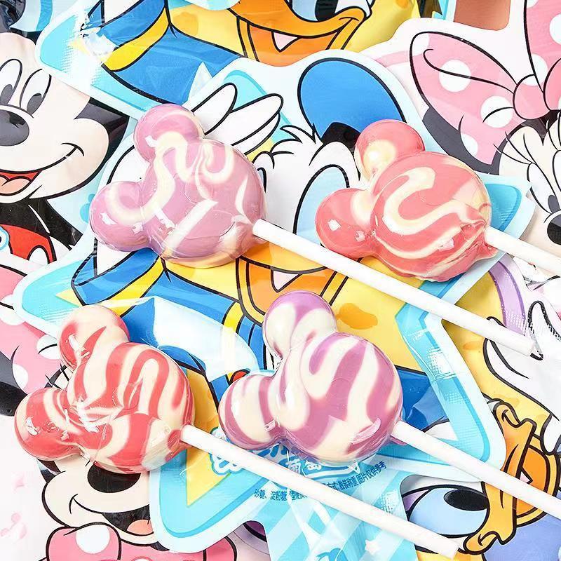 Kẹo Mút Vịt Donald Duck / Daisy Hương Nho, Kẹo Mút Disney Nhân Vật Hoạt Hình, Kẹo Mút Trái Cây