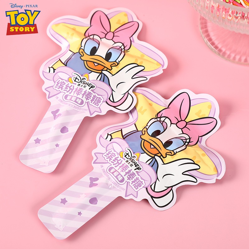 Kẹo Mút Vịt Donald Duck / Daisy Hương Nho, Kẹo Mút Disney Nhân Vật Hoạt Hình, Kẹo Mút Trái Cây