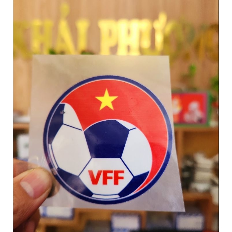 Cambo 5 cái Logo VFF ủi quần áo bóng đá 7cm
