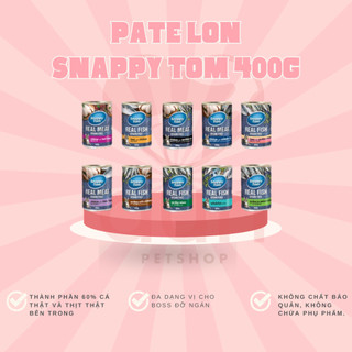 Pate lon Snappy Tom cho mèo 400g