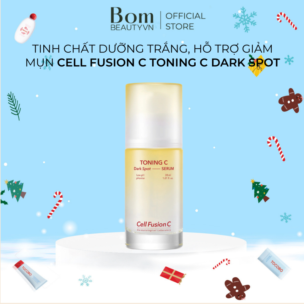 Tinh Chất Dưỡng Trắng, Hỗ Trợ Giảm Mụn Cell Fusion C Toning C Dark Spot Serum 30ml( 10/2025)