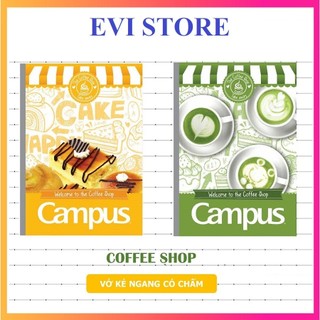 Vở kẻ ngang có chấm khổ B5 Coffee Shop Campus 200 trang BCOF200 / NB-BCOF200