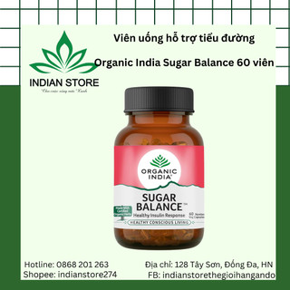 Viên uống hỗ trợ tiểu đường Organic India Sugar Balance