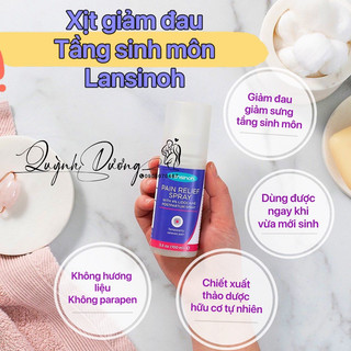 Xịt giảm đau sau sinh Lansinoh cho mẹ