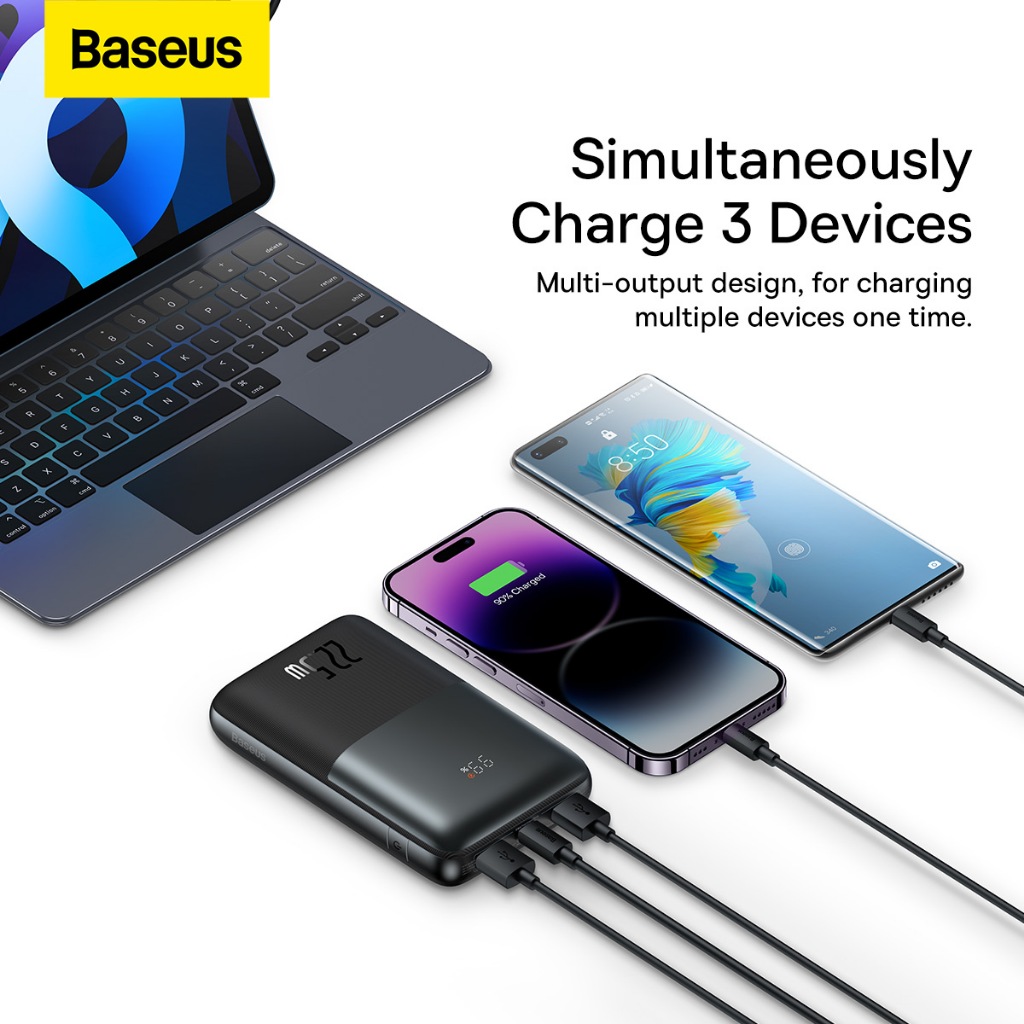 Pin dự phòng sạc nhanh thế hệ mới Baseus Bipow Pro Digital Display Fast Charge Power Bank 20W/22.5W