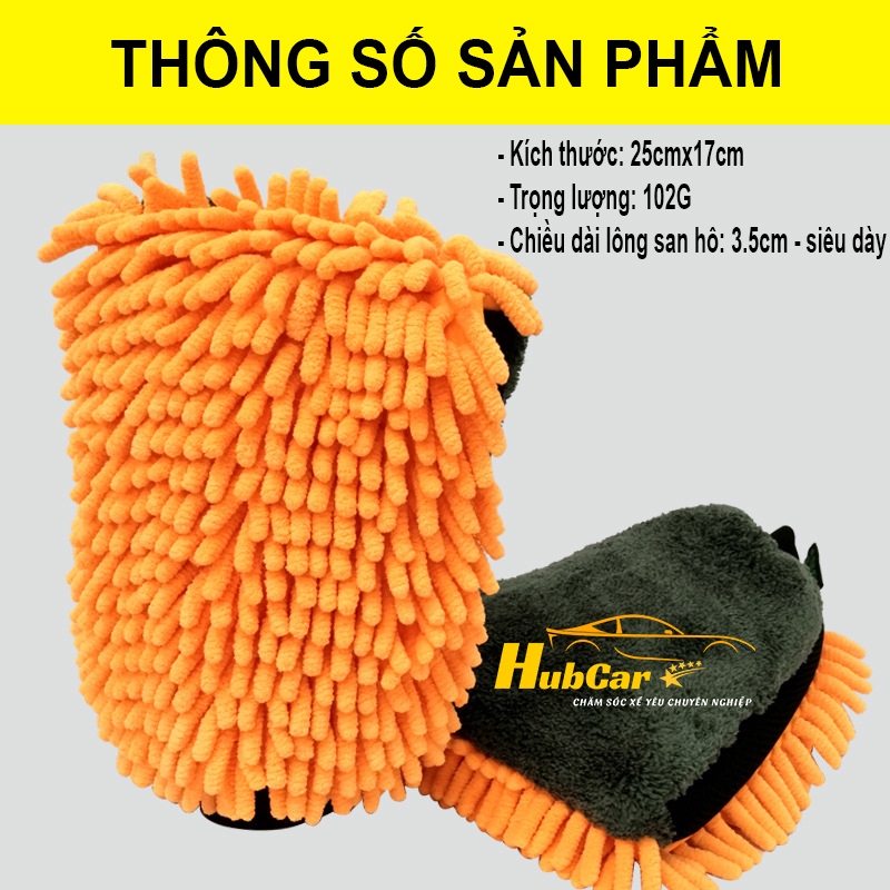 Khăn Lau Ô Tô Chuyên Dụng Găng Tay San Hô Chuyên Dụng Cho Ô Tô, Làm Sạch Mọi Bề Mặt Trên Xe