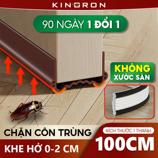 Nẹp xốp đáy chặn khe hở chống côn trùng, cách âm cửa V5 - Thanh chặn đáy cửa ngăn thoát hơi máy điều hòa KINGRON