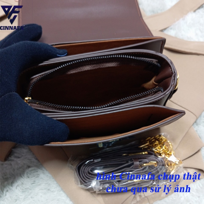 Túi xách nữ đeo chéo, khoác vai hàng đẹp 3 ngăn CD Cinnafa