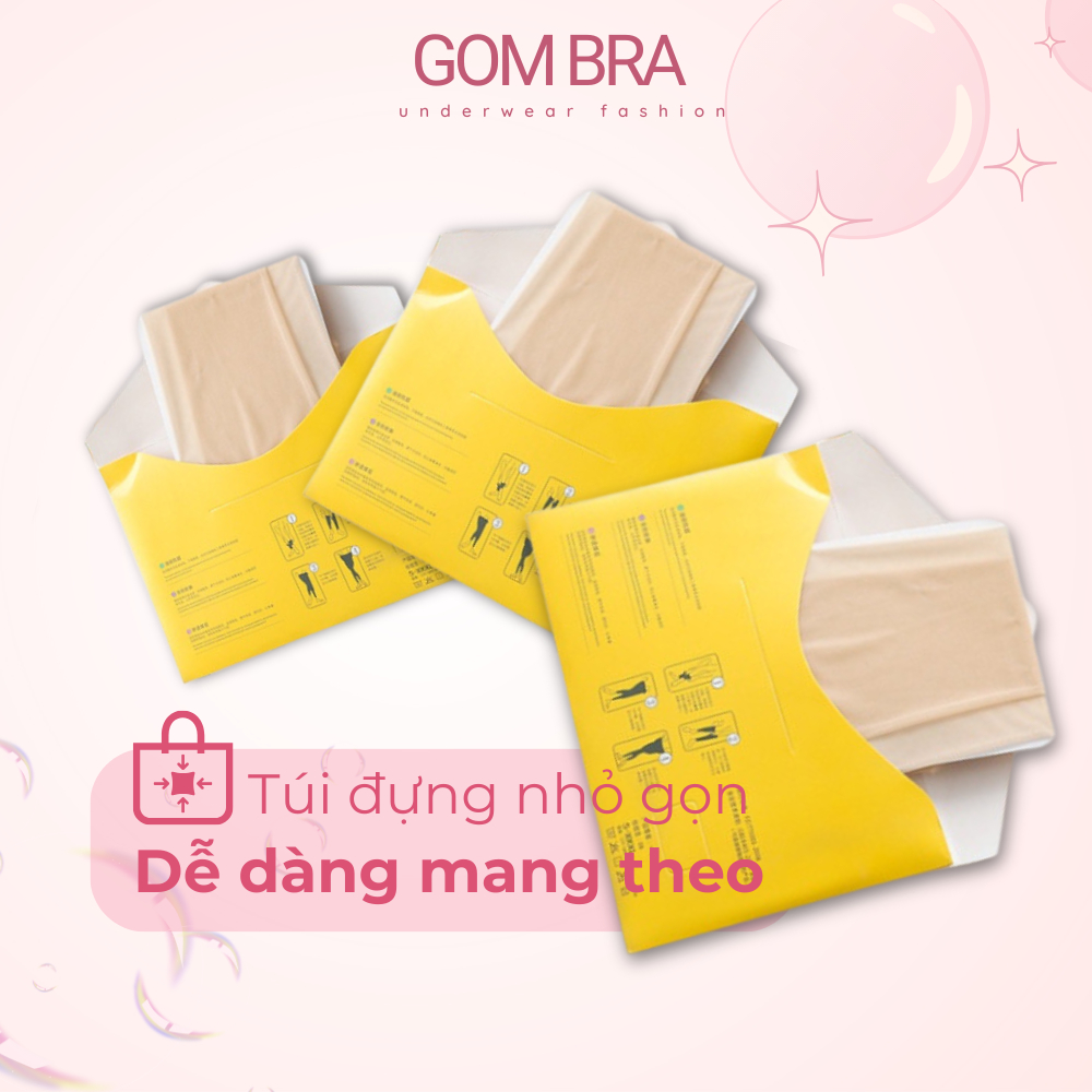 Quần tất che khuyết điểm chân GOM BRA, quần tất da chân chất liệu thun mềm mịn siêu dai, mỏng nhẹ thoáng khí - SA-1019
