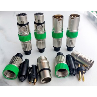 Jack Canon Đực Cái Dùng Hàn Dây Tín Hiệu - Rắc Canon đầu đực/ đầu cái loại tốt - Jack âm thanh Phố Nhạc